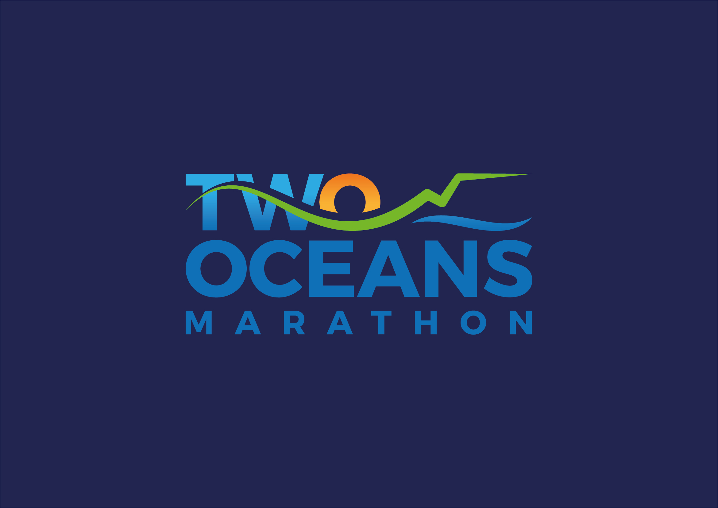 Two Oceans Marathon Logo - Blue