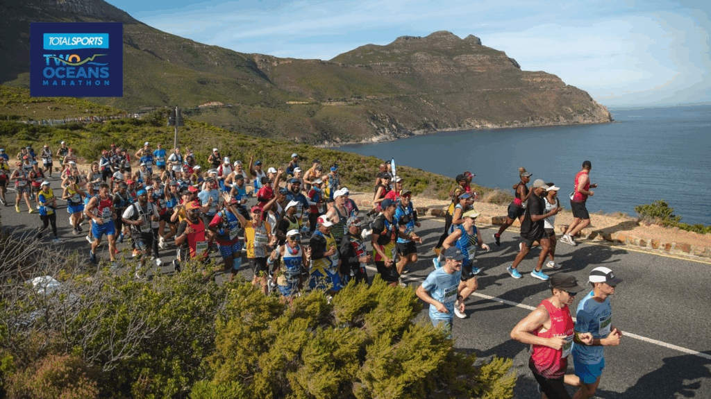 Two Oceans Marathon participants running during TTOM race